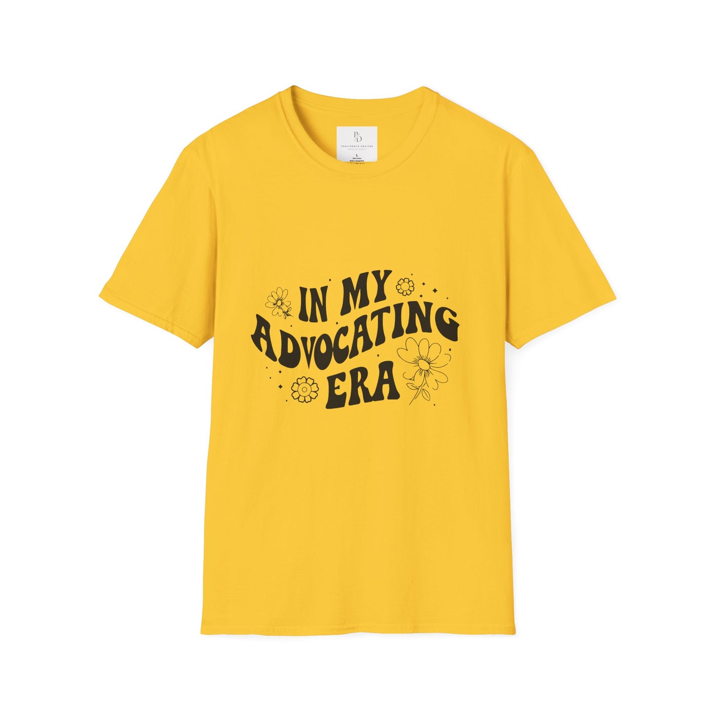 In My Advocating Era Unisex Softstyle T-Shirt – Empowering Orange Tee for Activists