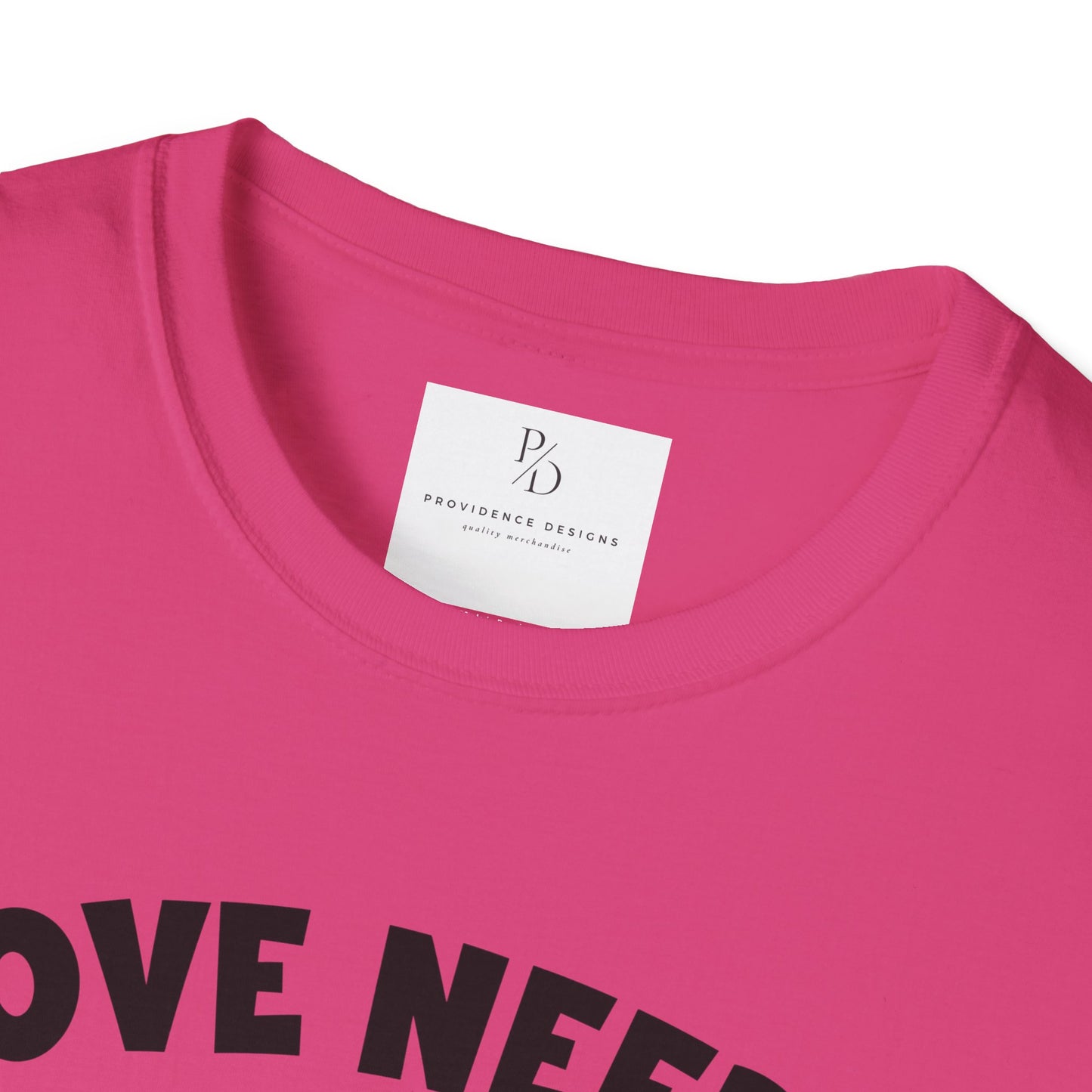 Love Needs No Words Puzzle Heart Unisex Softstyle T-Shirt