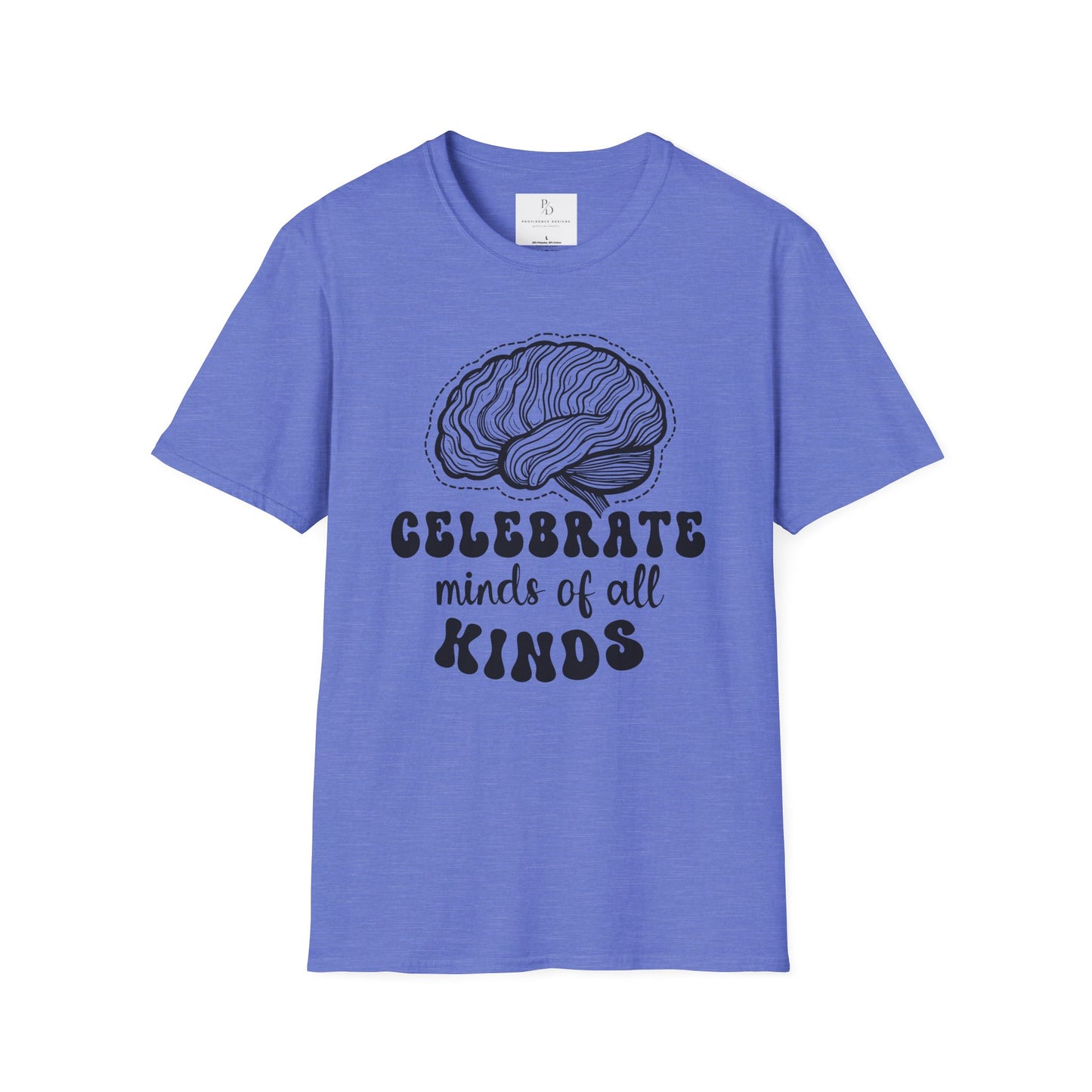 Celebrate Minds of All Kinds T-Shirt | Unisex Softstyle Tee for Awareness & Support