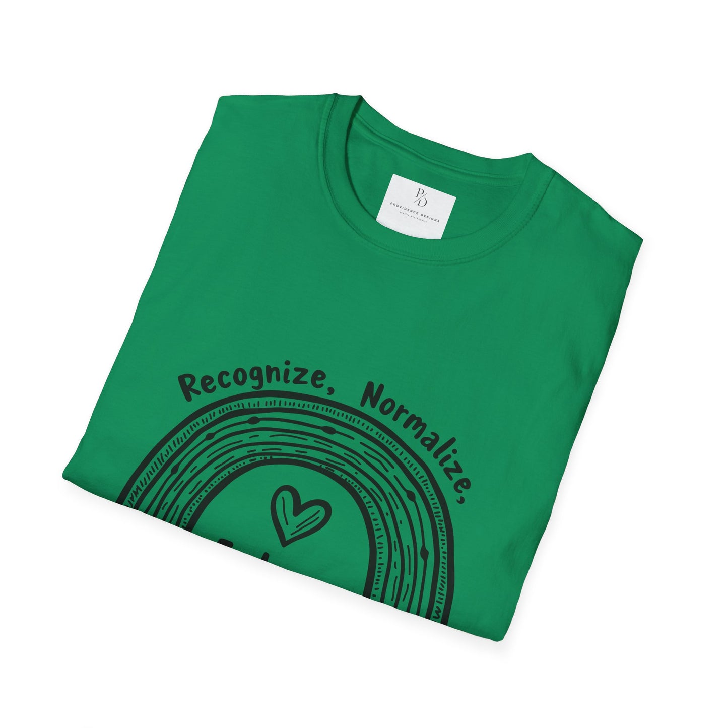 Embrace Neurodiversity T-Shirt - Unisex Softstyle Tee for Awareness and Support