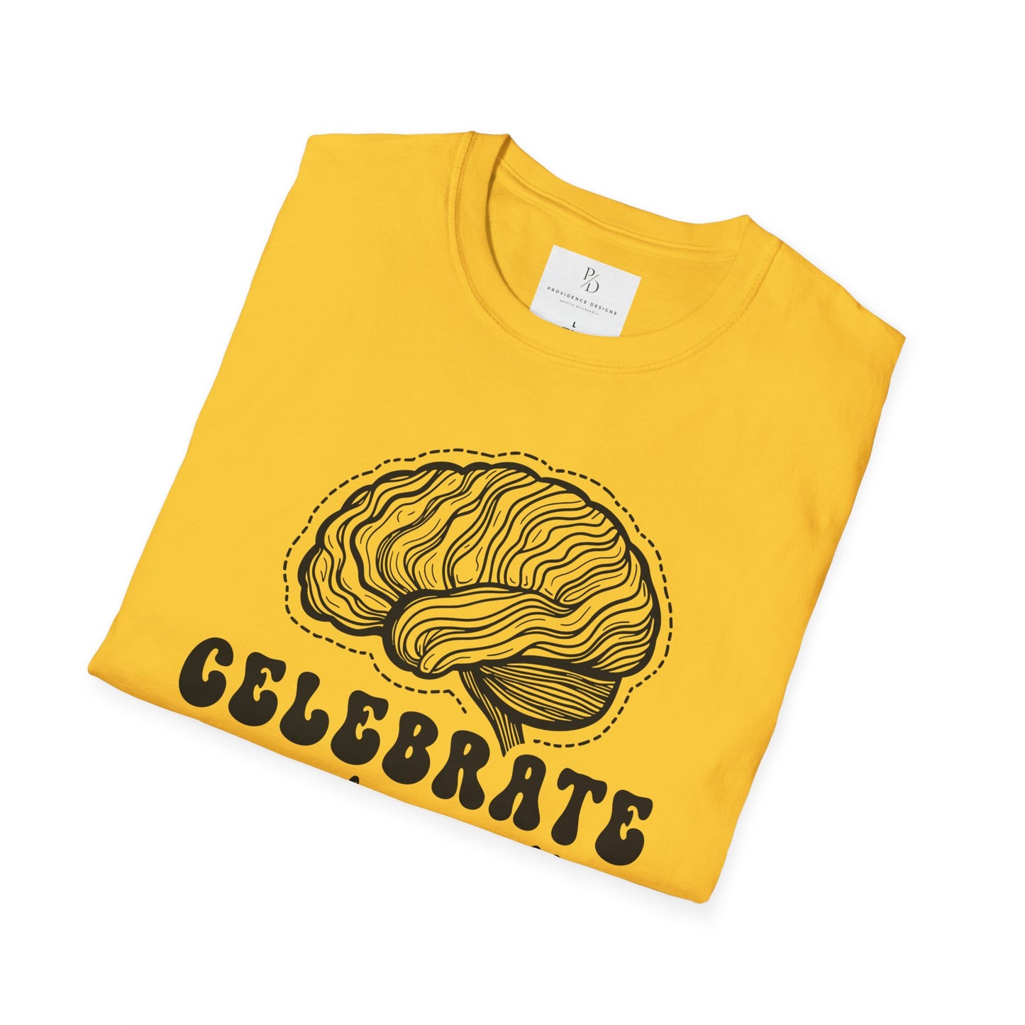 Celebrate Minds of All Kinds T-Shirt | Unisex Softstyle Tee for Awareness & Support