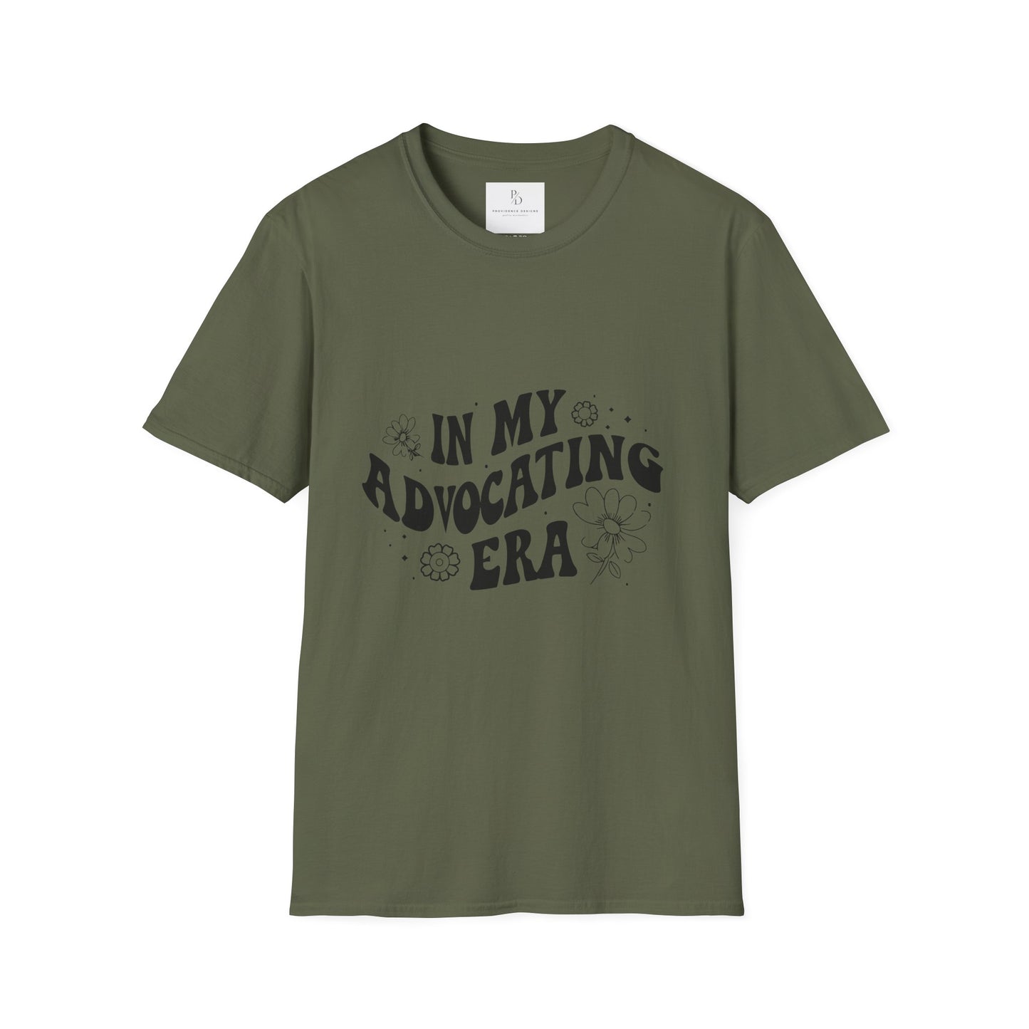 In My Advocating Era Unisex Softstyle T-Shirt – Empowering Orange Tee for Activists