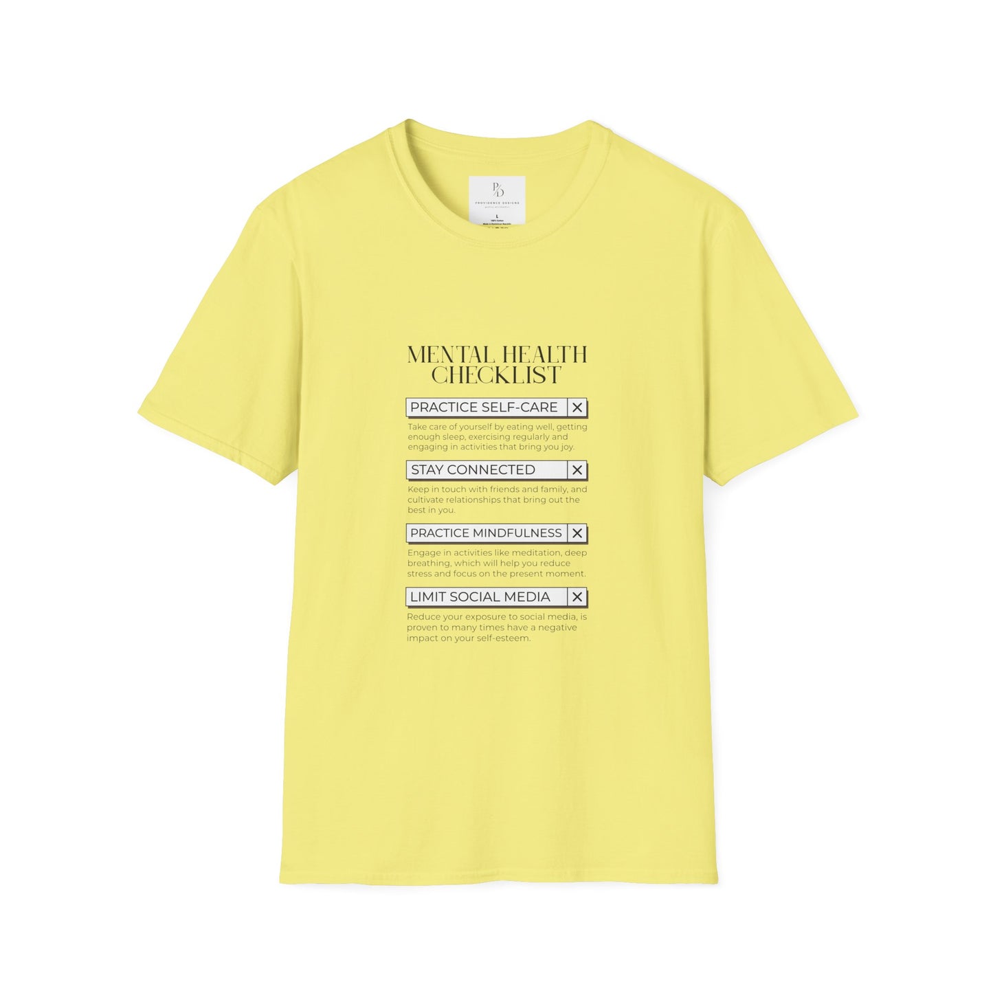 Mental Health Unisex Softstyle T-Shirt