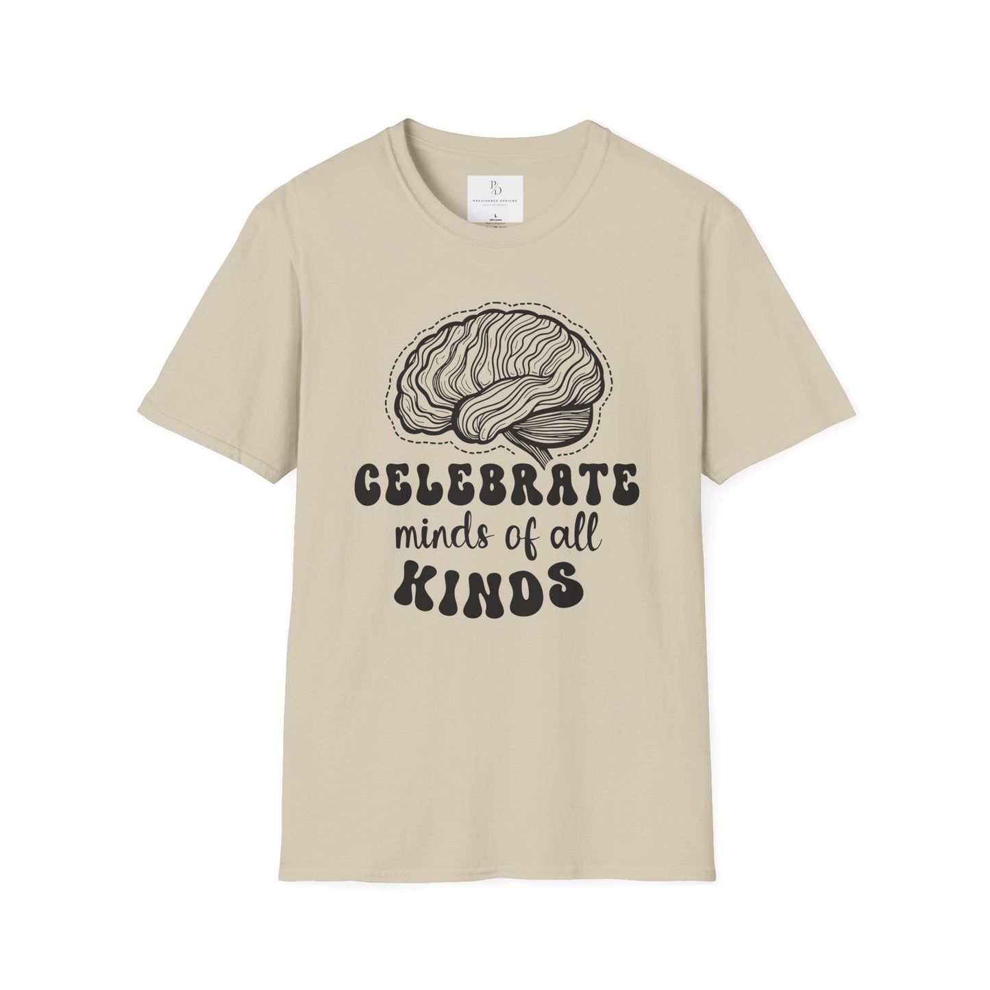 Celebrate Minds of All Kinds T-Shirt | Unisex Softstyle Tee for Awareness & Support