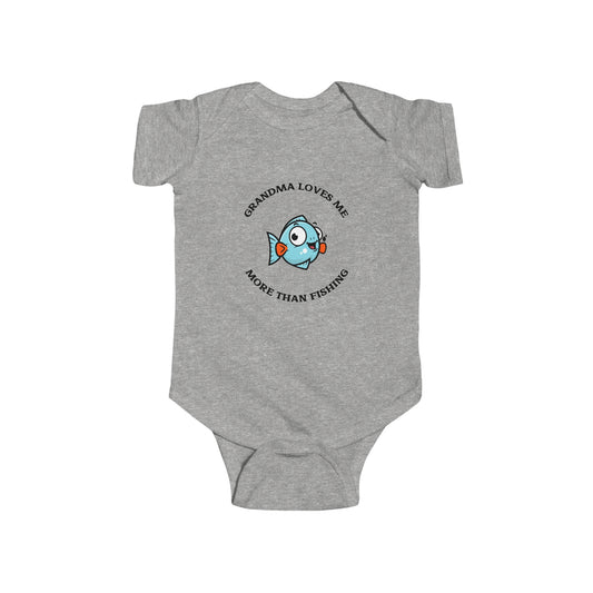 Infant fishing Fine Jersey Bodysuit