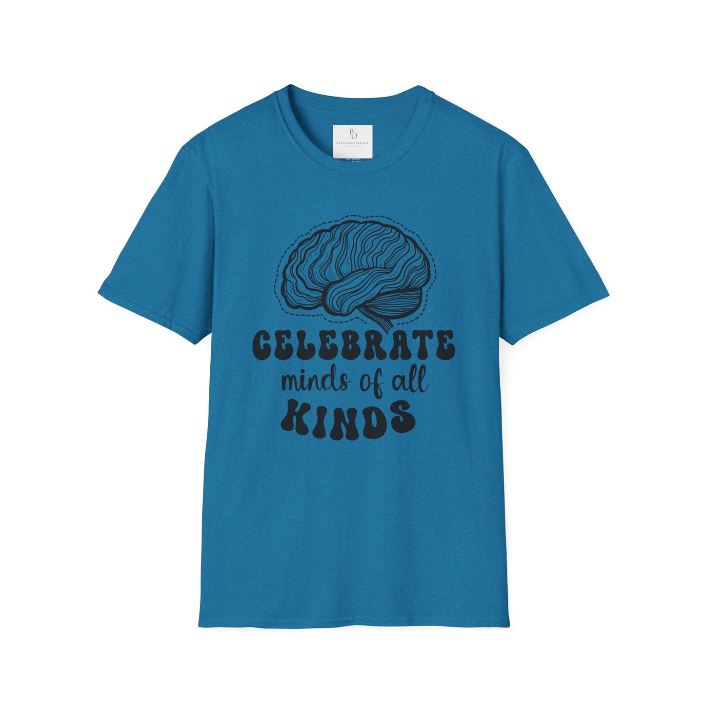 Celebrate Minds of All Kinds T-Shirt | Unisex Softstyle Tee for Awareness & Support