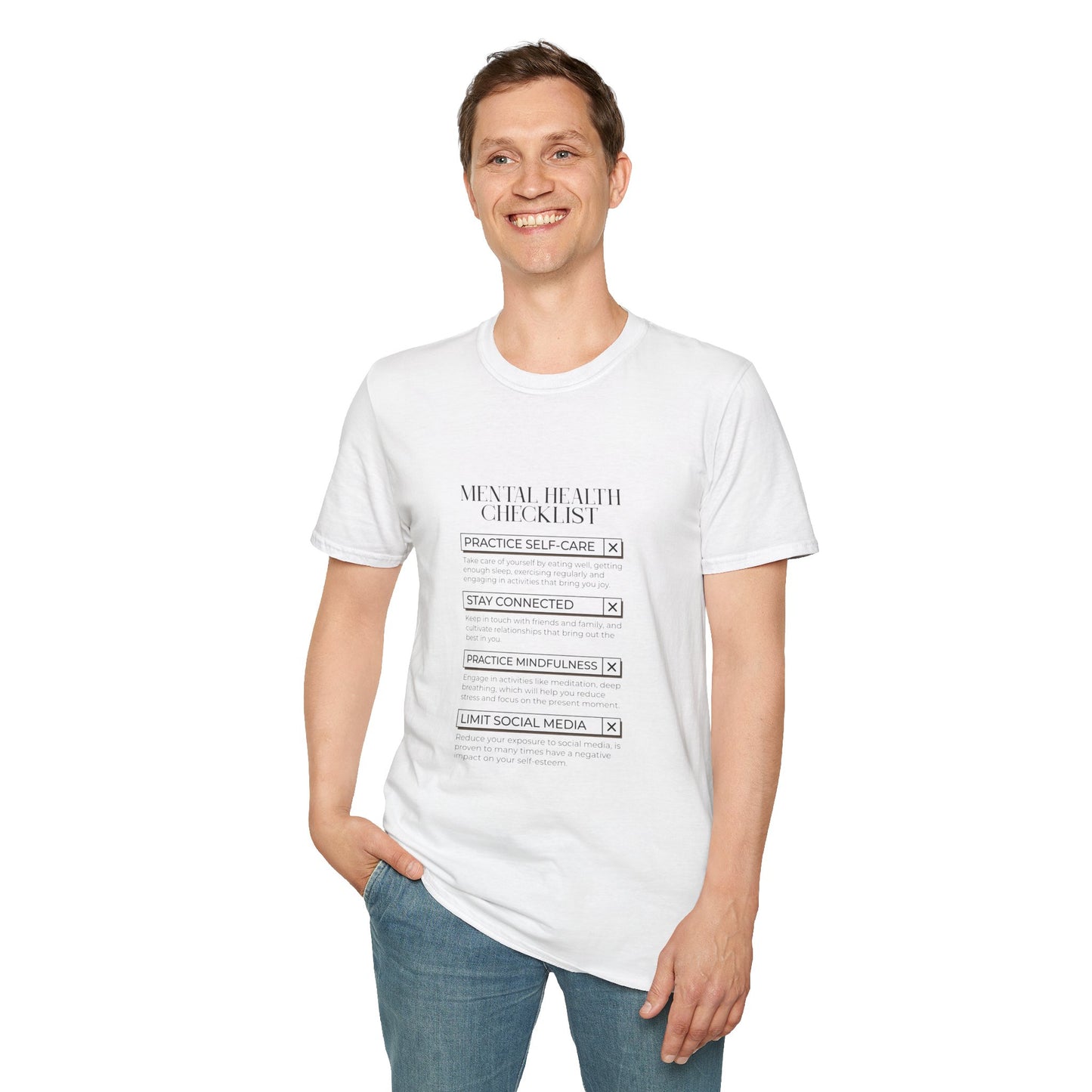 Mental Health Unisex Softstyle T-Shirt