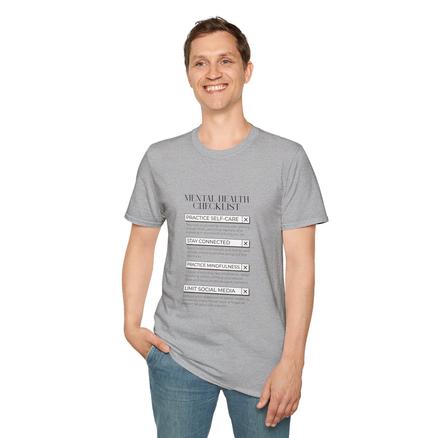 Mental Health Unisex Softstyle T-Shirt