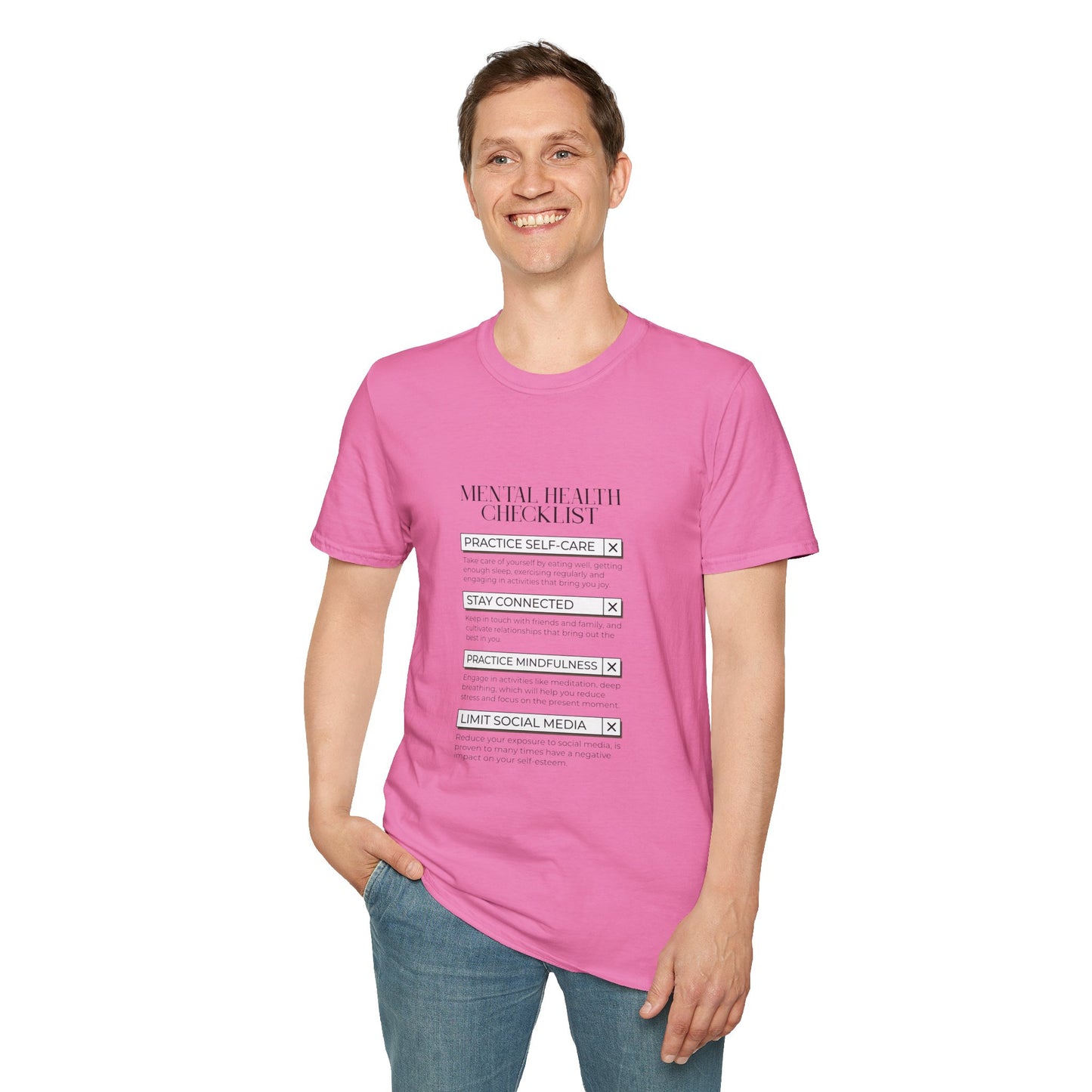 Mental Health Unisex Softstyle T-Shirt