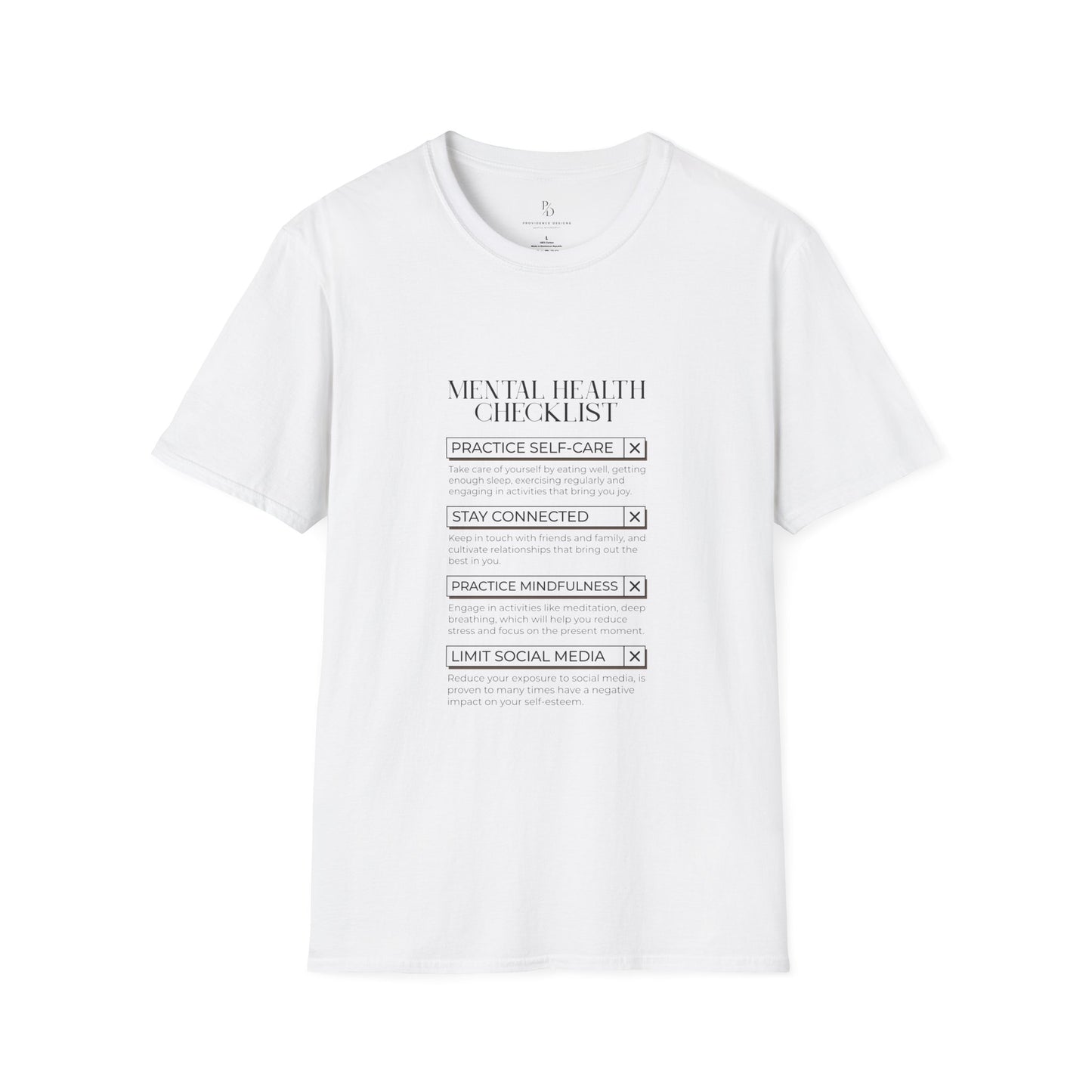 Mental Health Unisex Softstyle T-Shirt