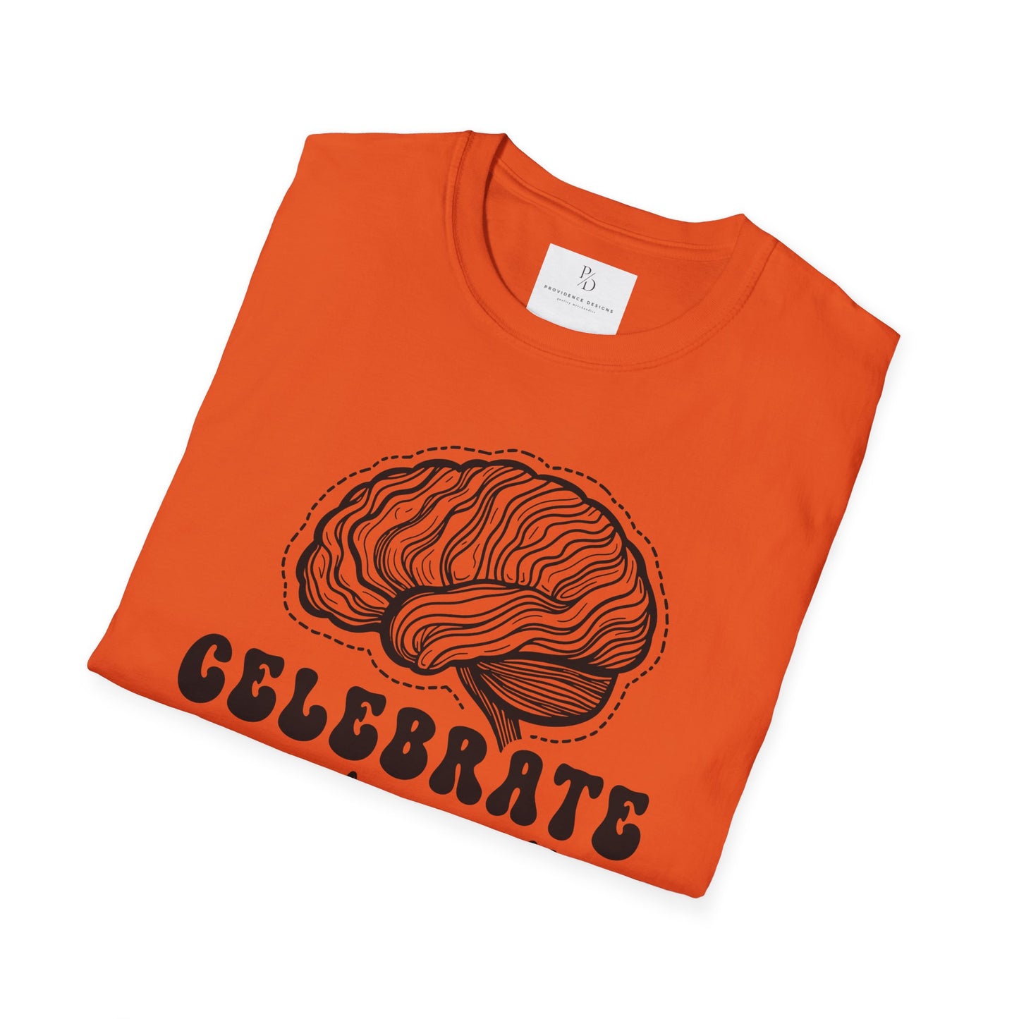 Celebrate Minds of All Kinds T-Shirt | Unisex Softstyle Tee for Awareness & Support