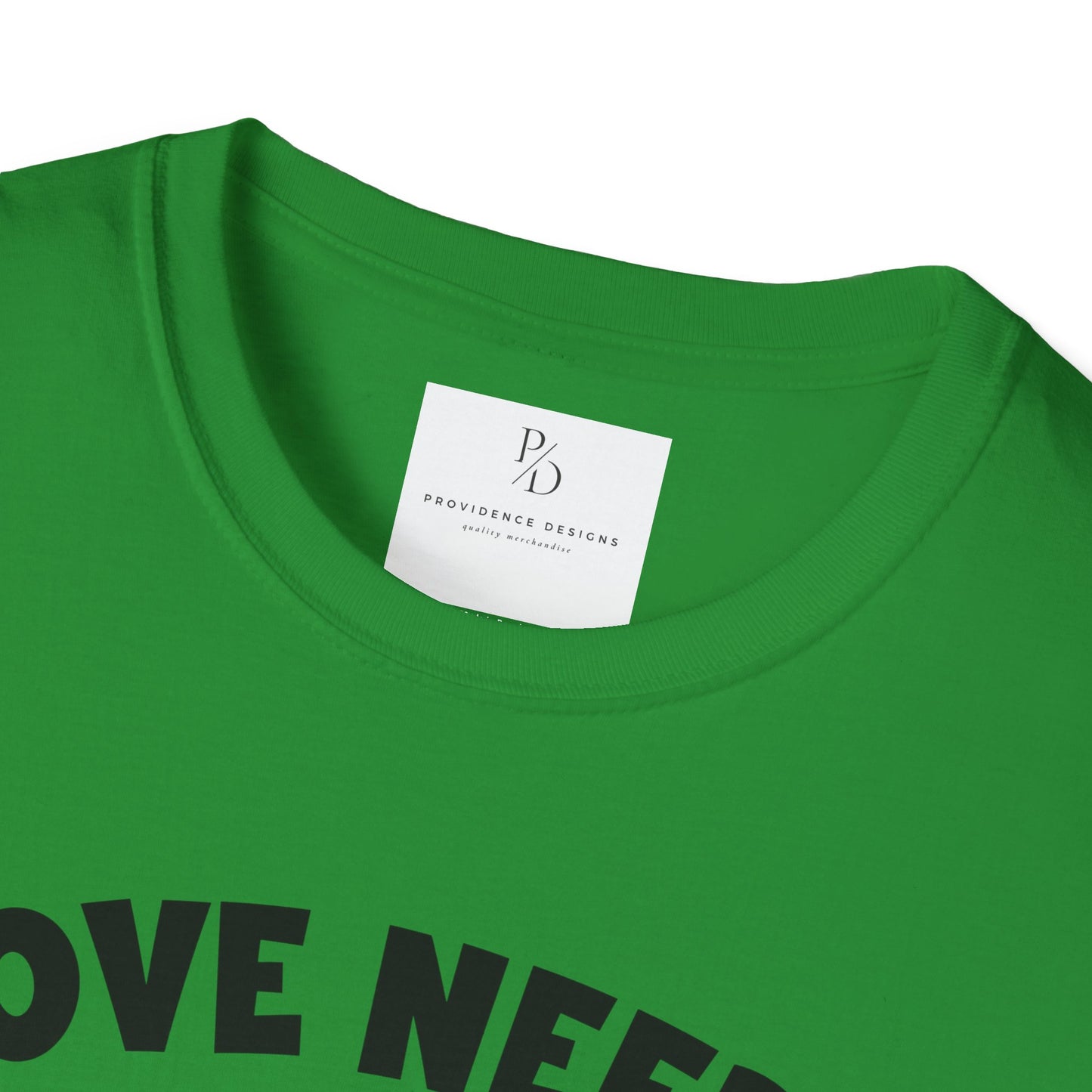 Love Needs No Words Puzzle Heart Unisex Softstyle T-Shirt