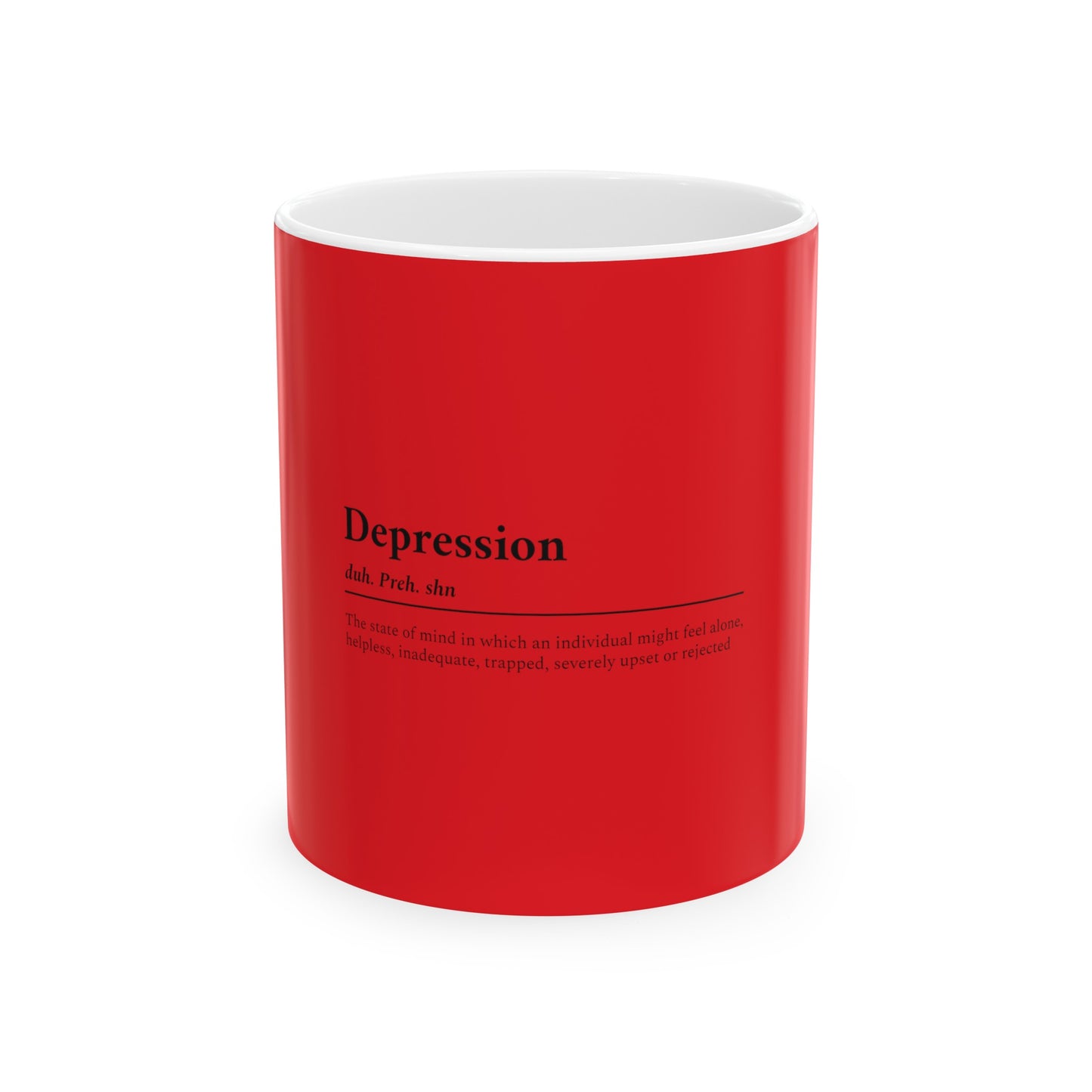 Depression Awareness Ceramic Mug, (11oz, 15oz)