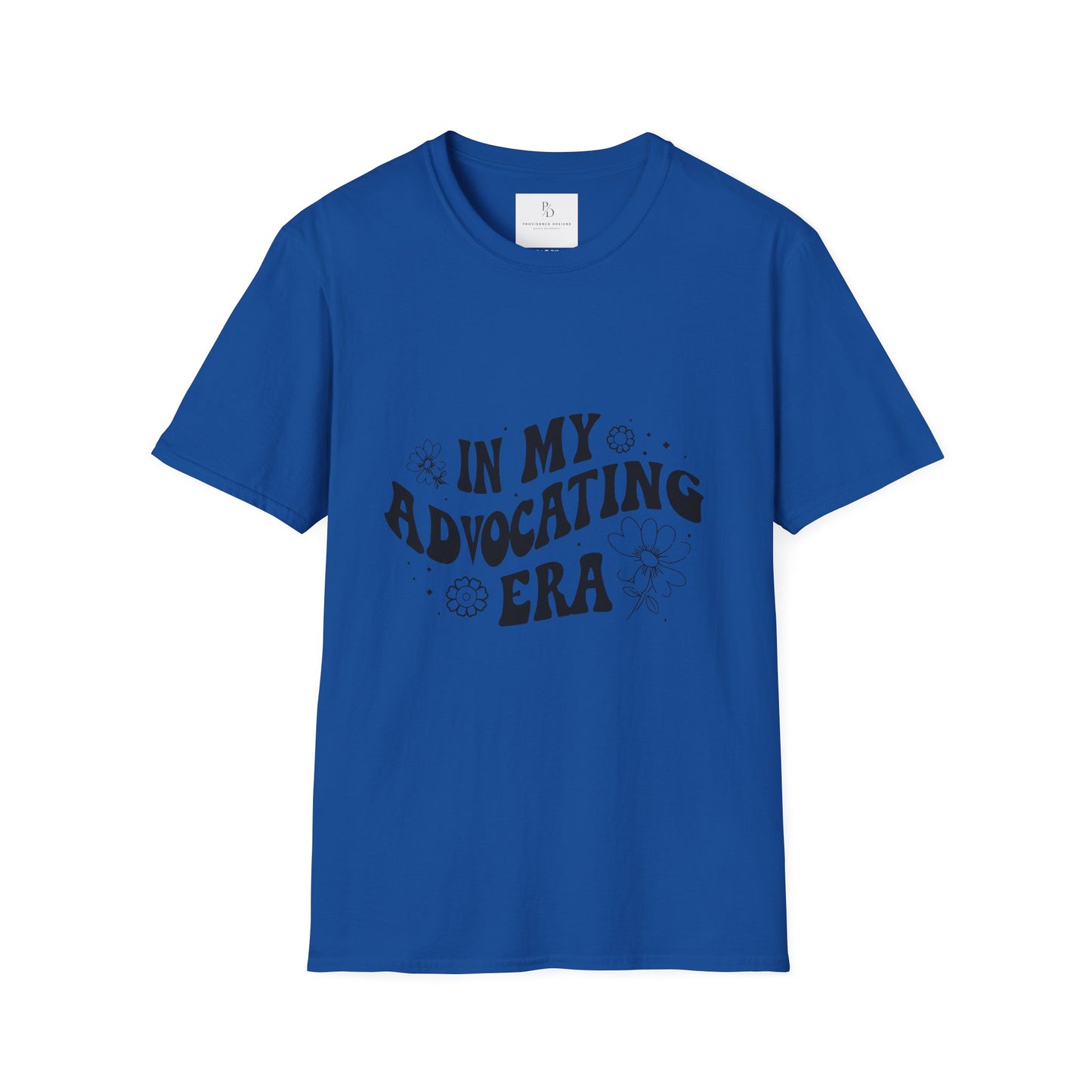 In My Advocating Era Unisex Softstyle T-Shirt – Empowering Orange Tee for Activists