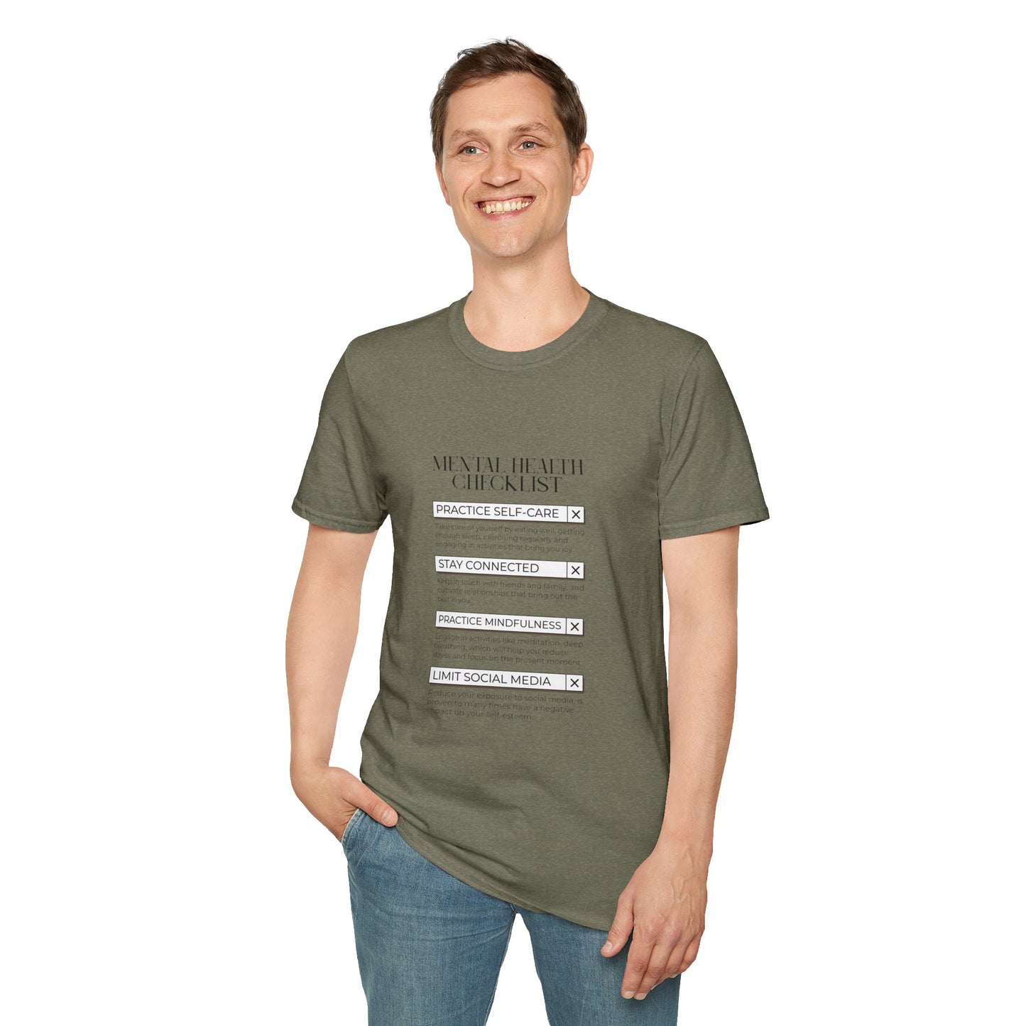 Mental Health Unisex Softstyle T-Shirt