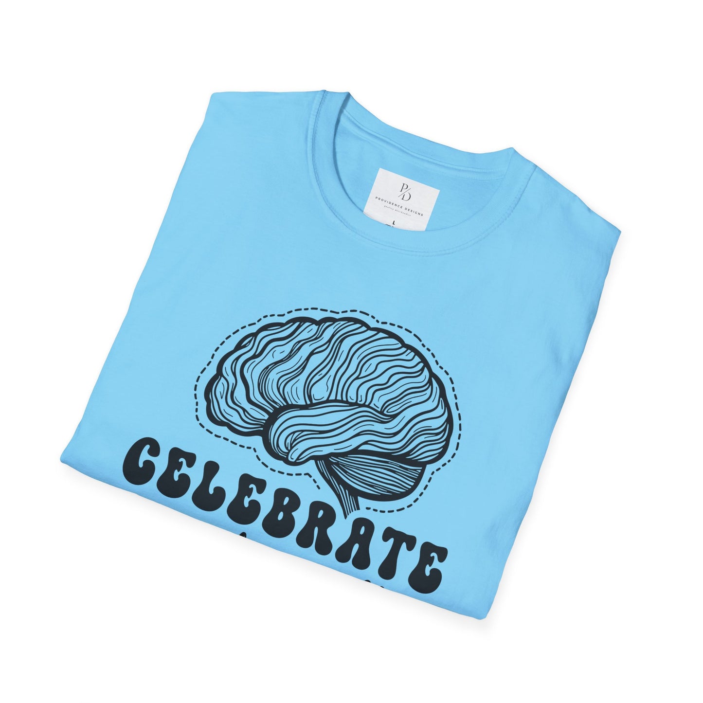 Celebrate Minds of All Kinds T-Shirt | Unisex Softstyle Tee for Awareness & Support