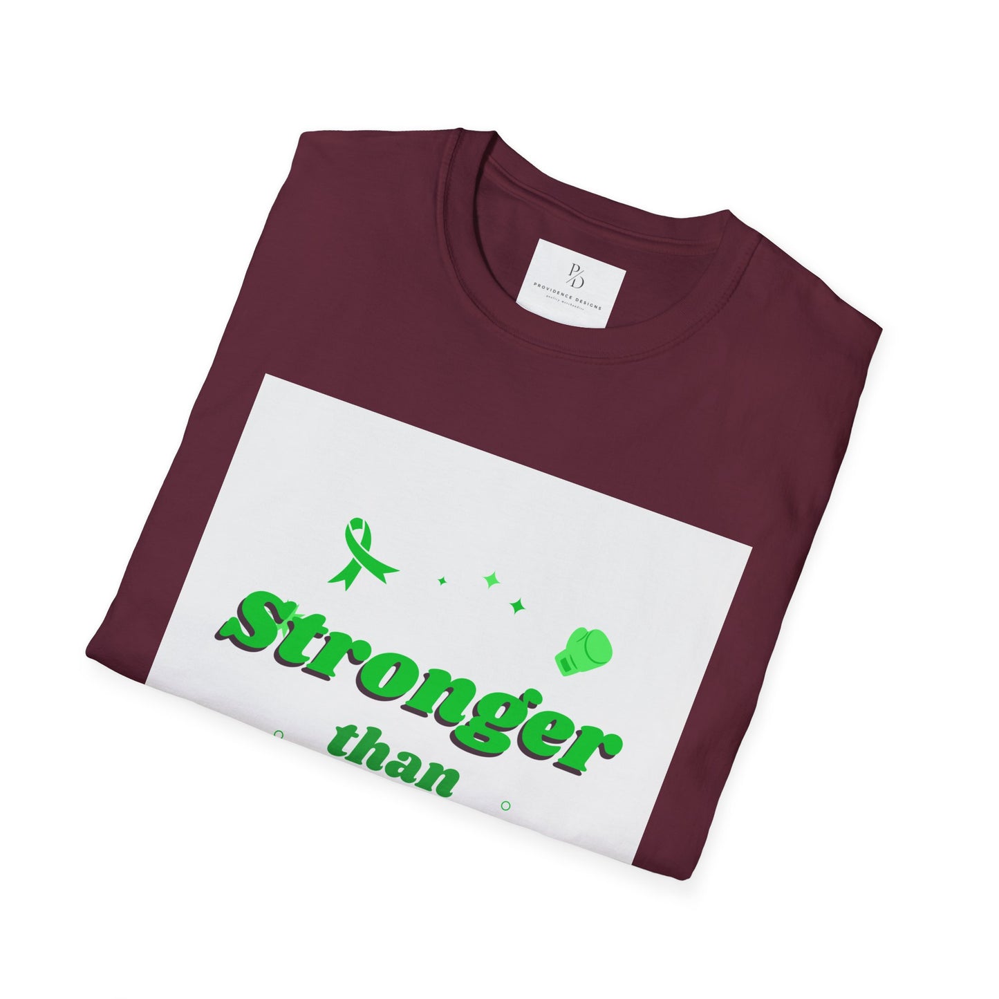 Stronger than depression Unisex Softstyle T-Shirt