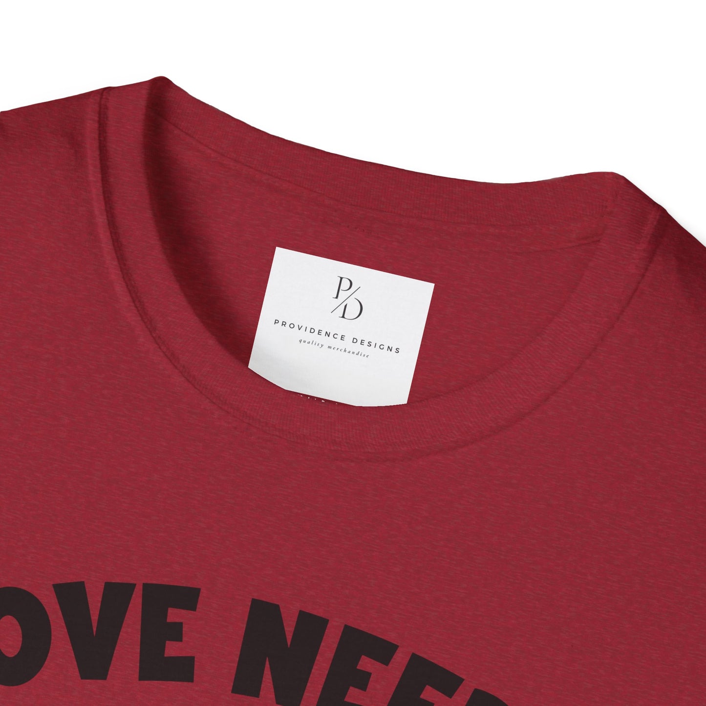 Love Needs No Words Puzzle Heart Unisex Softstyle T-Shirt