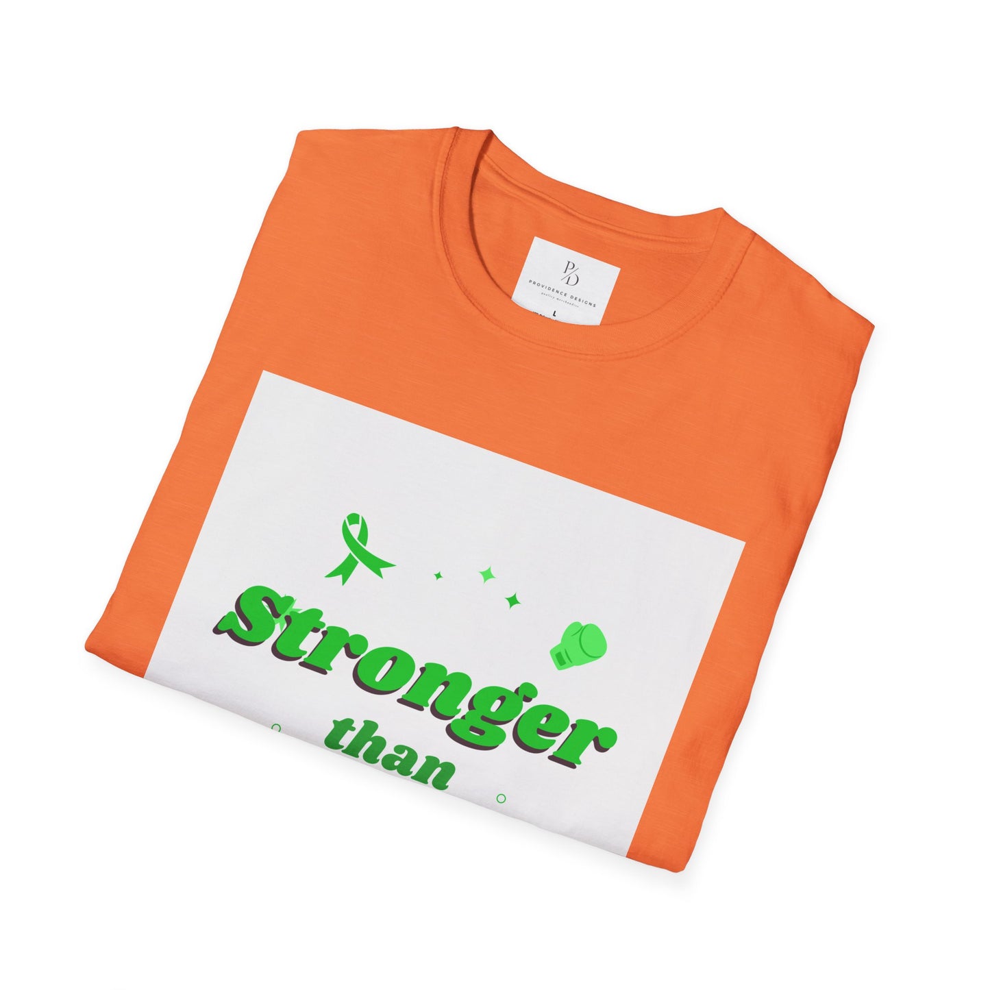 Stronger than depression Unisex Softstyle T-Shirt