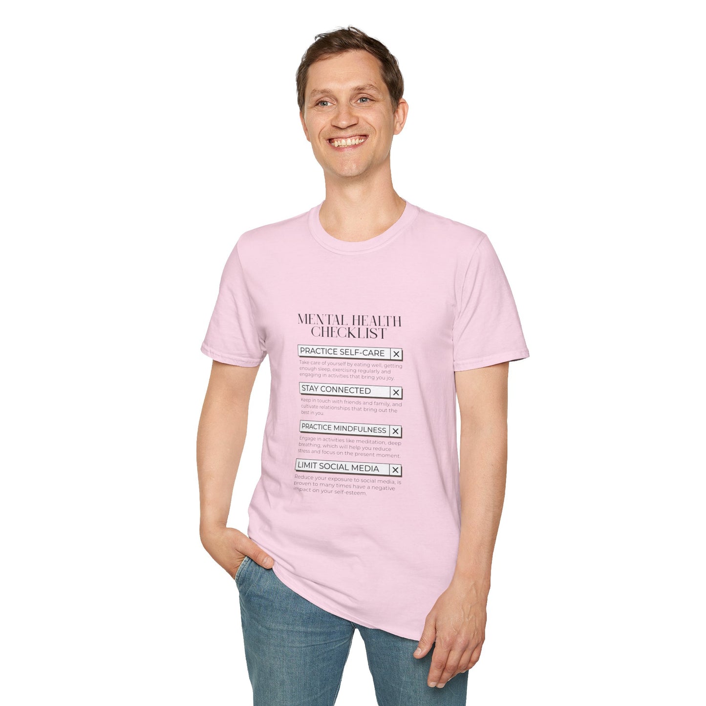 Mental Health Unisex Softstyle T-Shirt