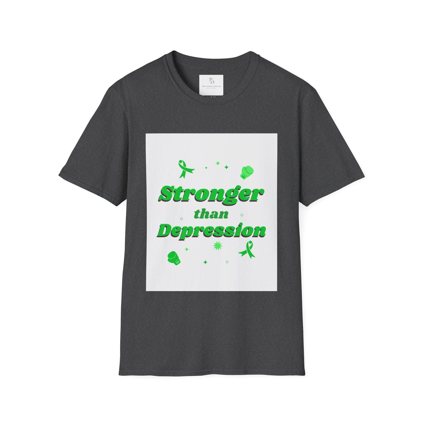 Stronger than depression Unisex Softstyle T-Shirt