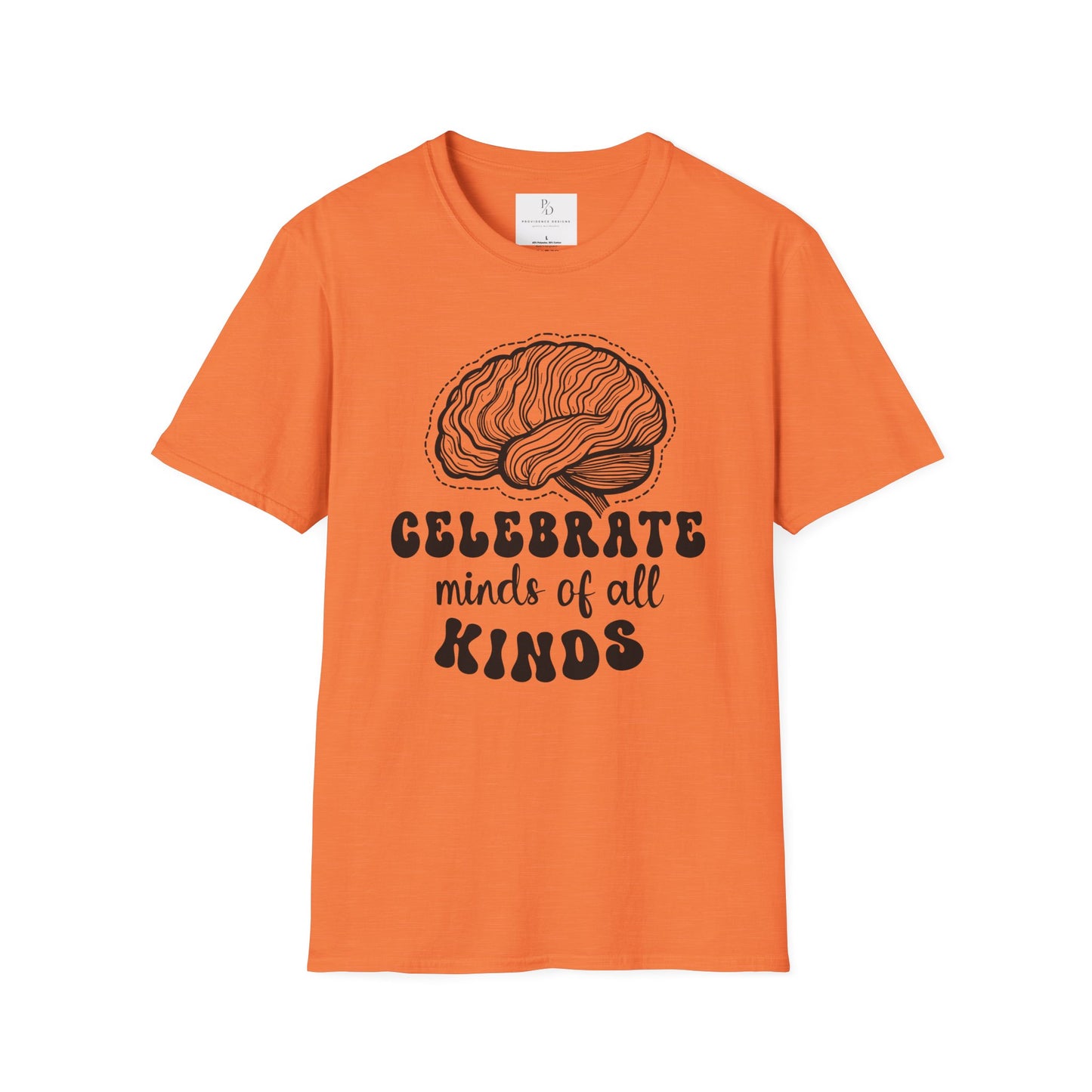 Celebrate Minds of All Kinds T-Shirt | Unisex Softstyle Tee for Awareness & Support