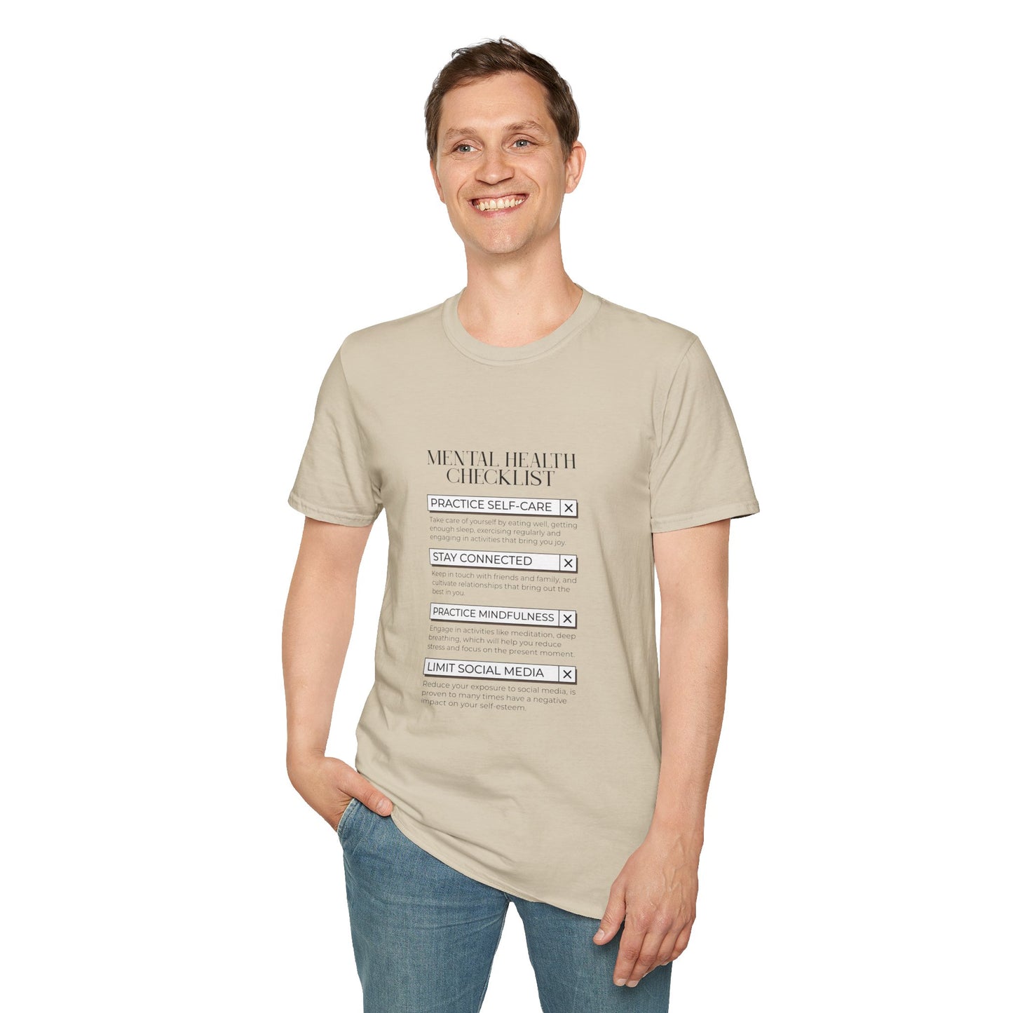 Mental Health Unisex Softstyle T-Shirt