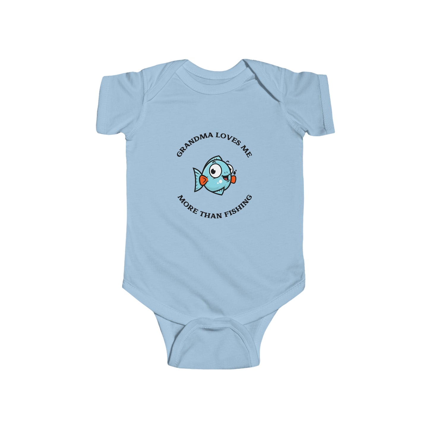 Infant fishing Fine Jersey Bodysuit