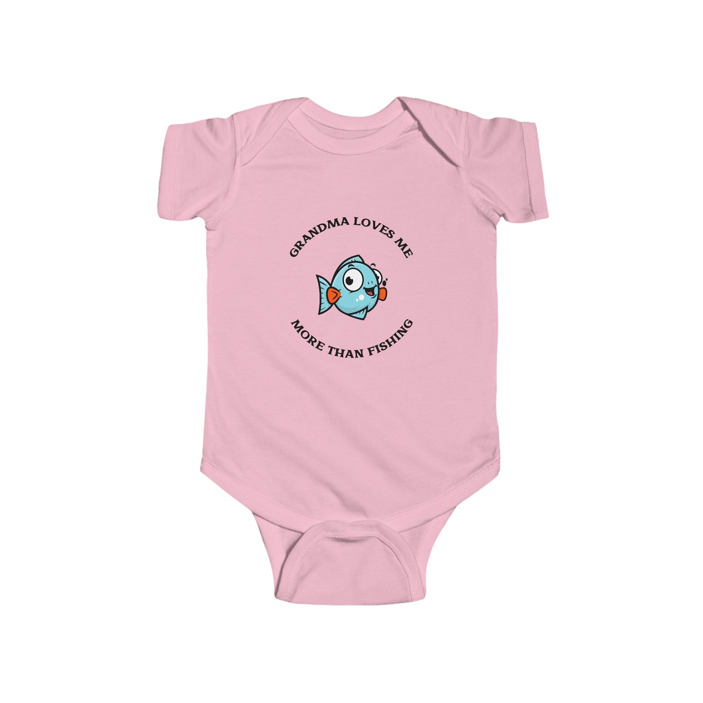 Infant fishing Fine Jersey Bodysuit