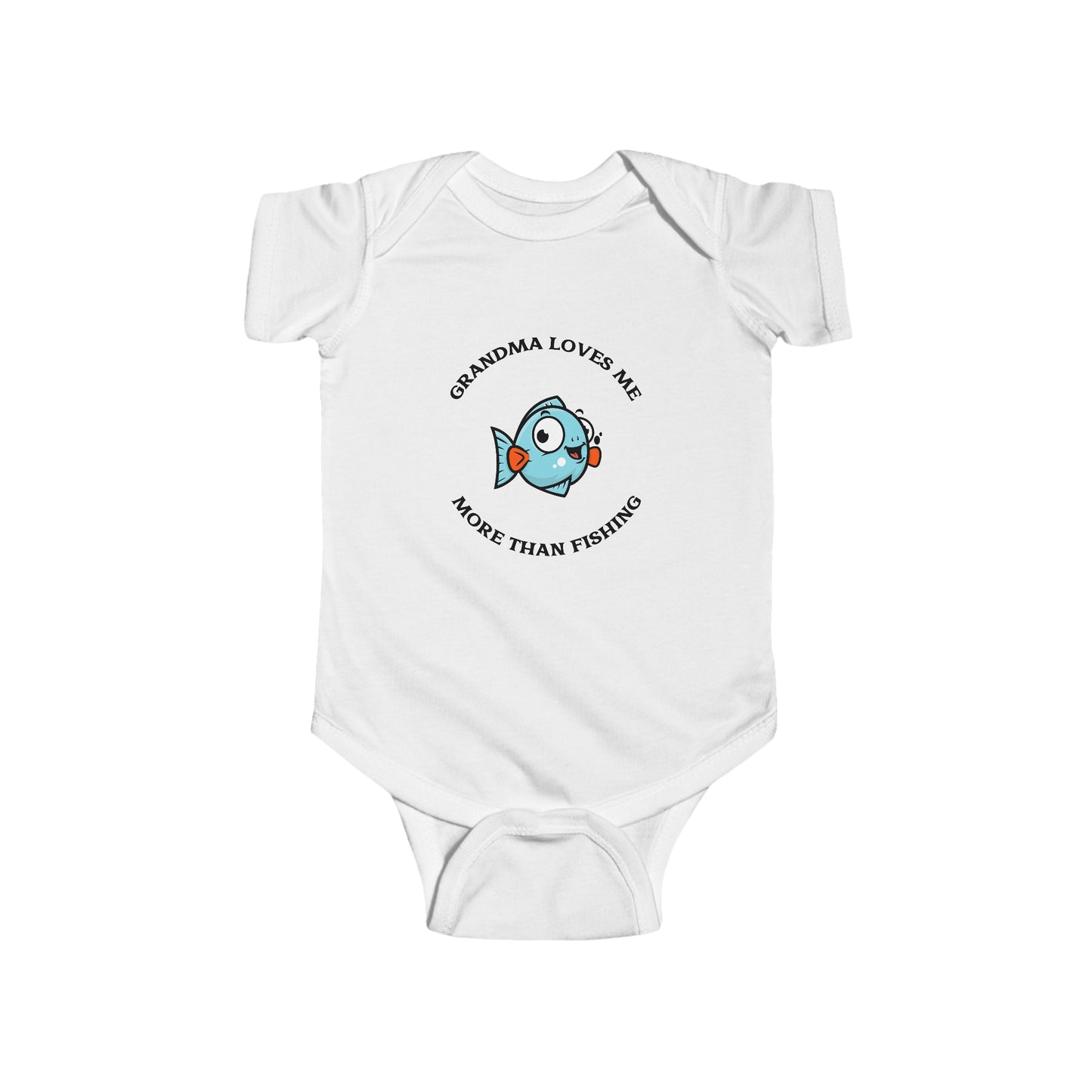 Infant fishing Fine Jersey Bodysuit