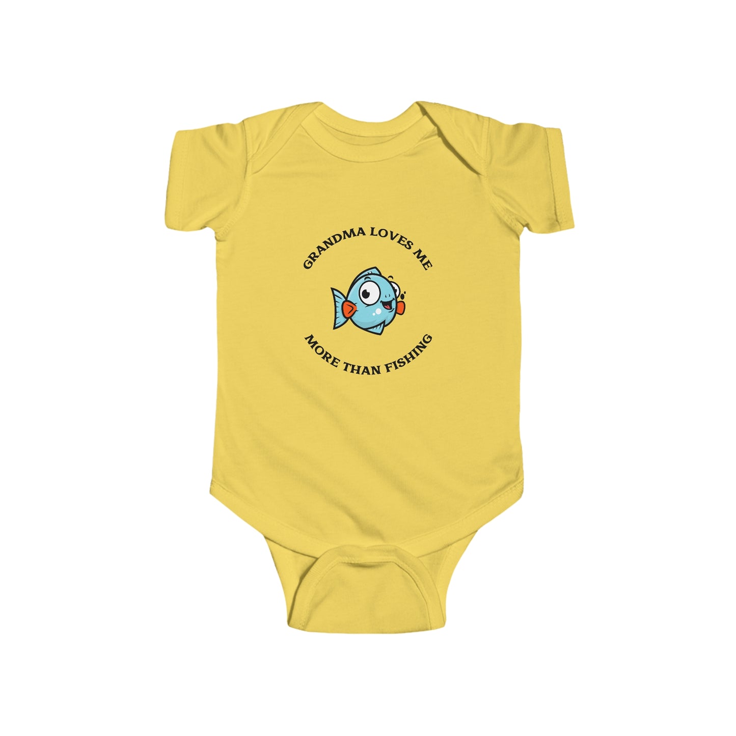 Infant fishing Fine Jersey Bodysuit