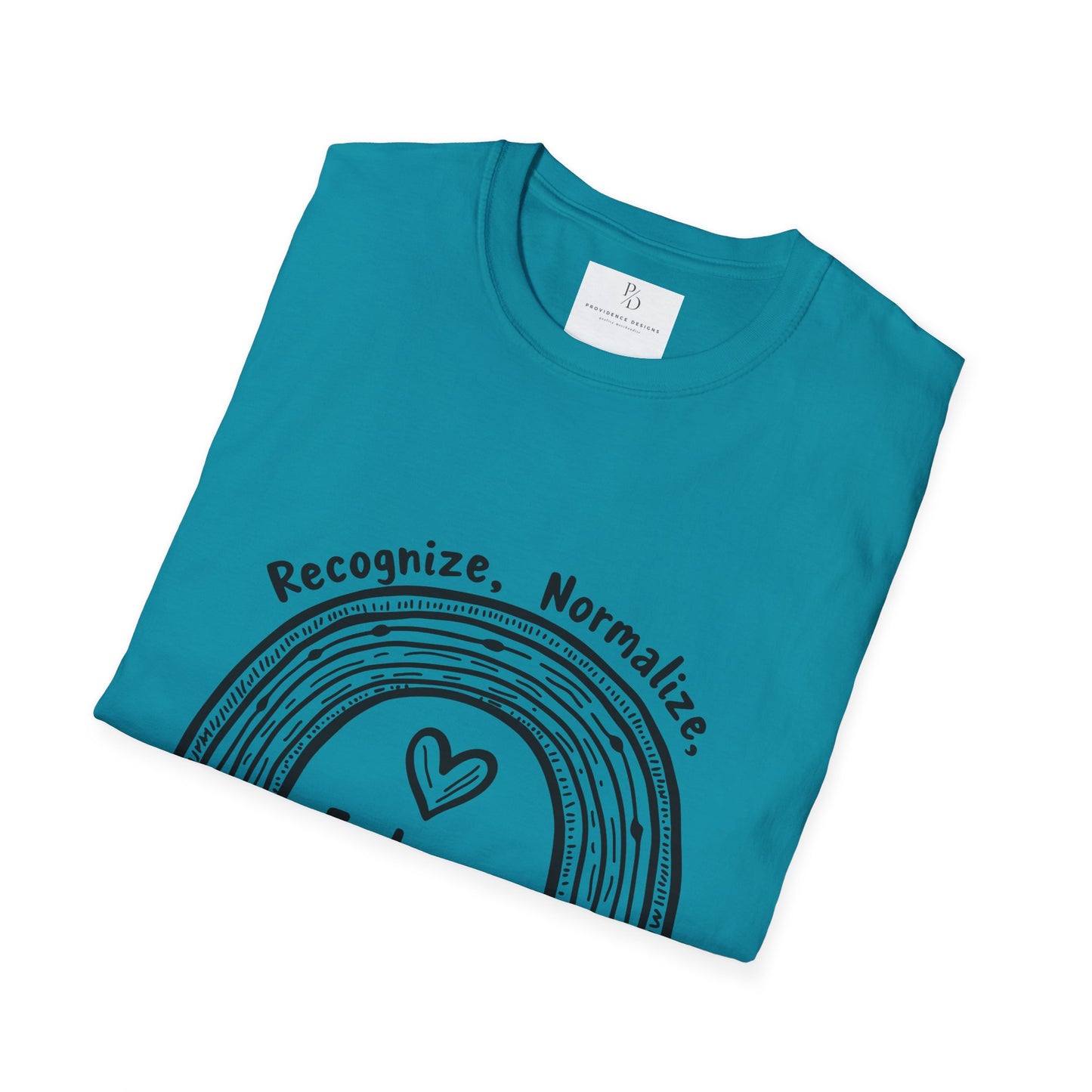 Embrace Neurodiversity T-Shirt - Unisex Softstyle Tee for Awareness and Support