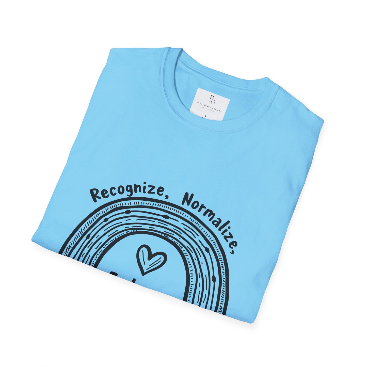 Embrace Neurodiversity T-Shirt - Unisex Softstyle Tee for Awareness and Support