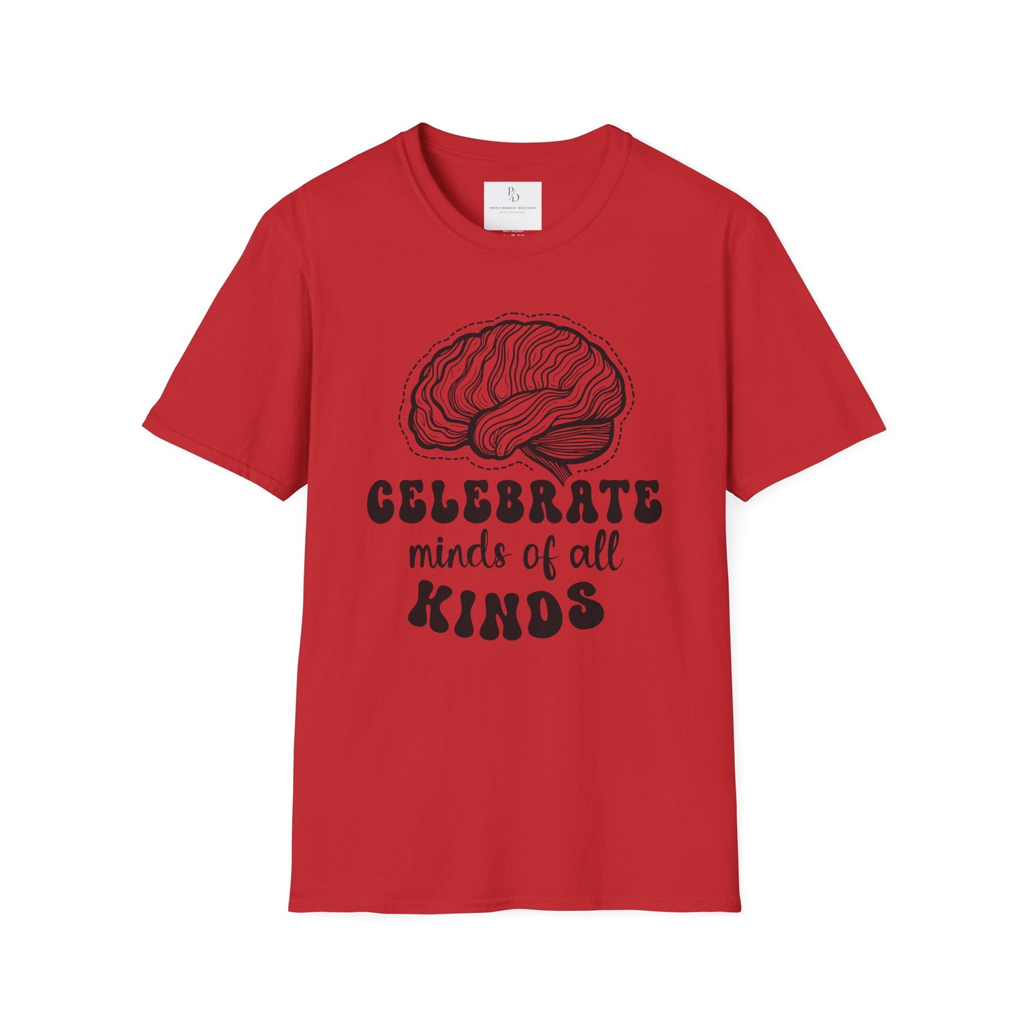 Celebrate Minds of All Kinds T-Shirt | Unisex Softstyle Tee for Awareness & Support