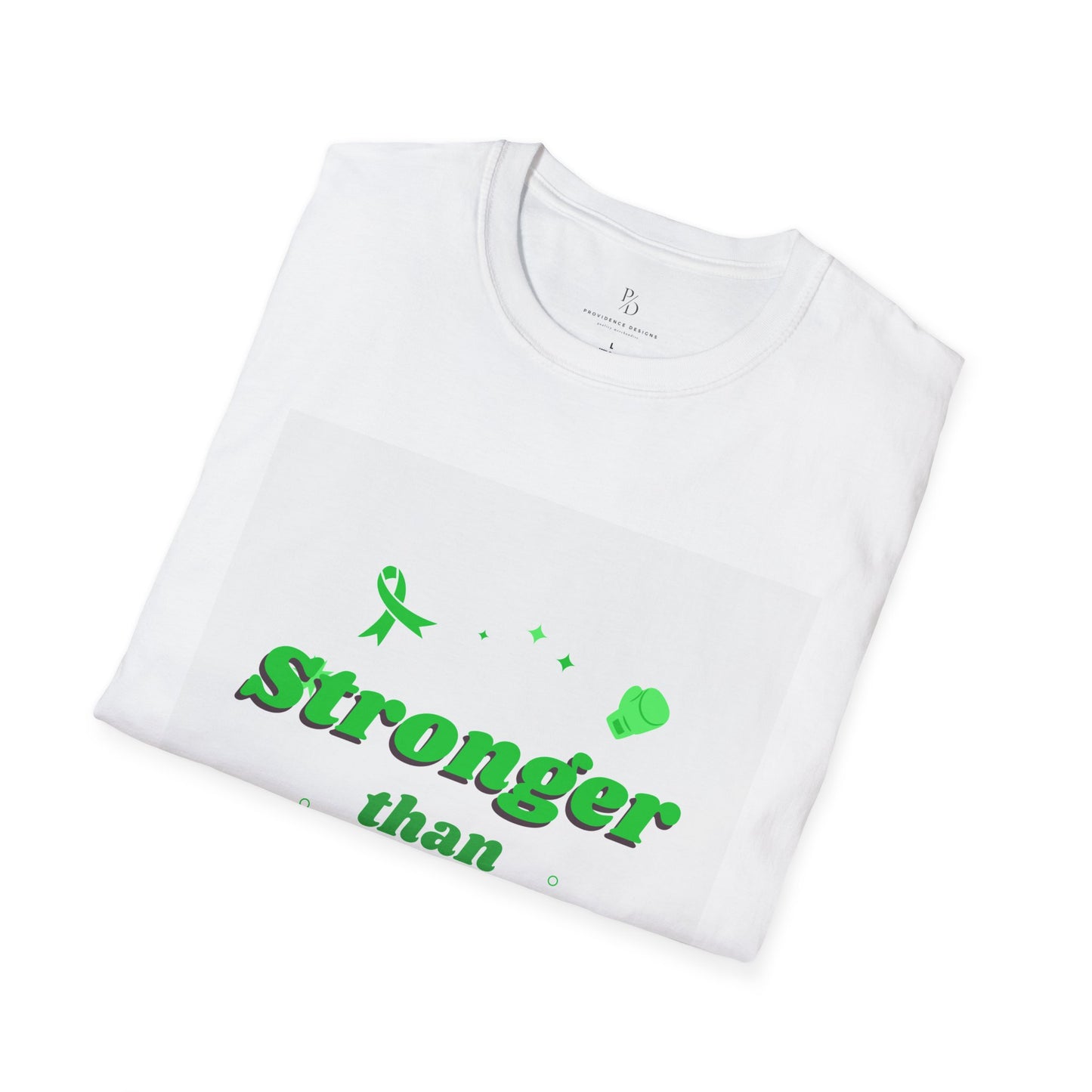 Stronger than depression Unisex Softstyle T-Shirt