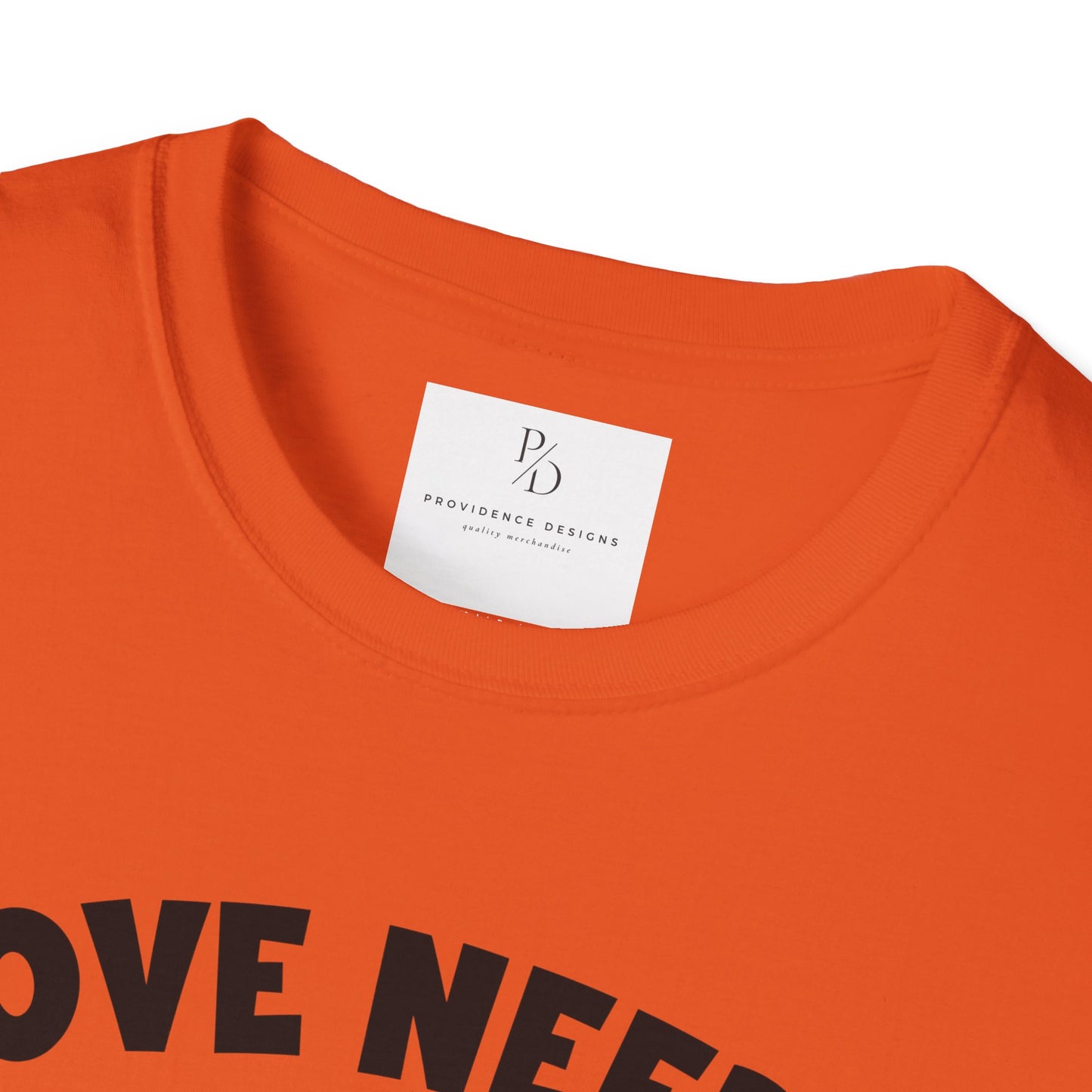 Love Needs No Words Puzzle Heart Unisex Softstyle T-Shirt